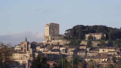 Vue panoramique sur Sarteano