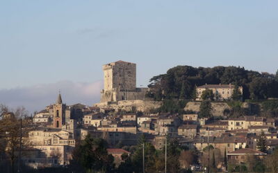 Vue panoramique sur Sarteano