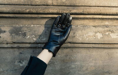 des gants de cuir