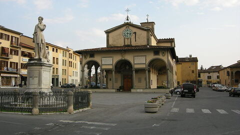 La Piazza Giusti à Monsummamo Terme