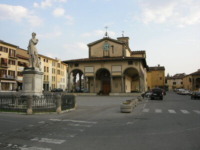 La Piazza Giusti à Monsummamo Terme