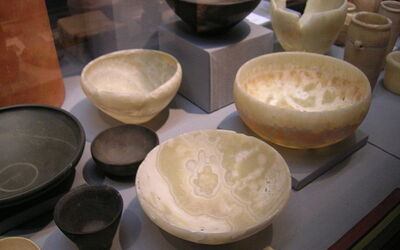 Des bols en albâtre