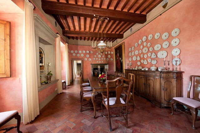 Château Di Cabbiavoli, salle à manger