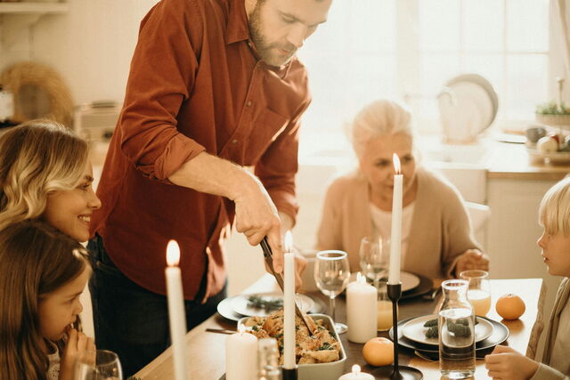 savourer un repas de Pâques