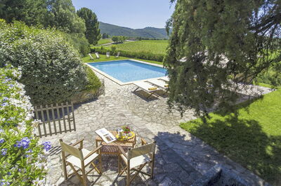 Espace piscine, Villa Agresto