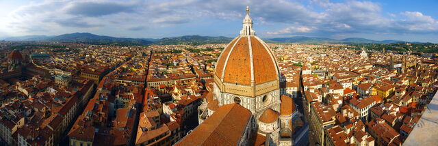 Vue panoramique sur Florence