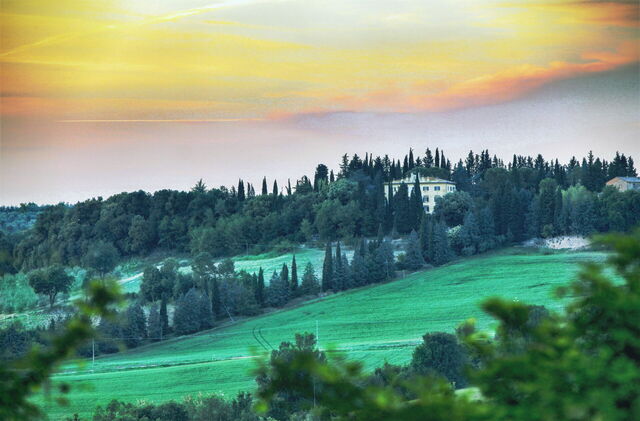 Villa Staggia, décor