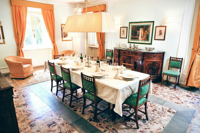 Villa Staggia, salle à manger