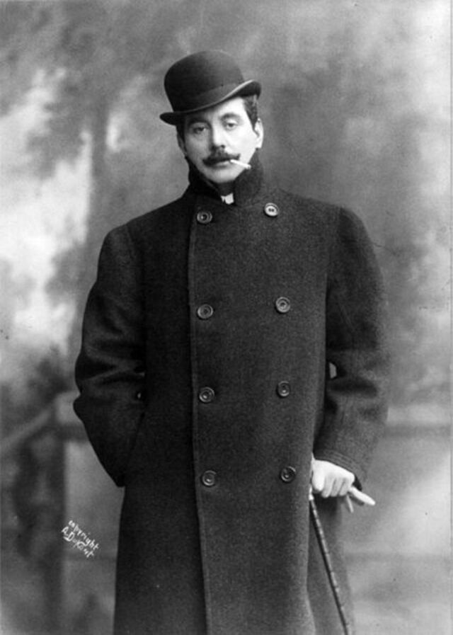 Le célèbre compositeur Giacomo Puccini