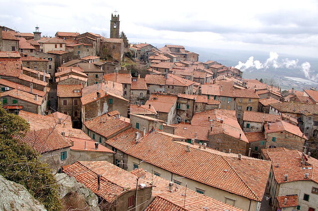 Vue sur piancastagnaio