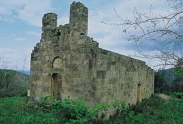 Les ruines de l'église de San Lorenzo à Marciana