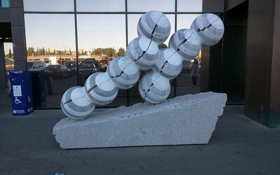 Les oeuvres de Park Eun Sun à l'airport de Florence