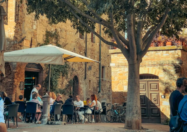 Un café en Toscane