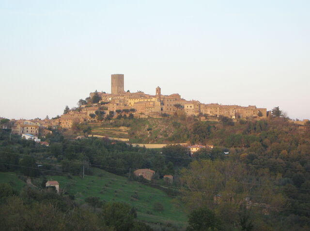 Paysage de Montecatini Val di Cecina