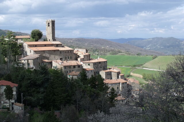 Vue de Castelnuovo Val di Cecina