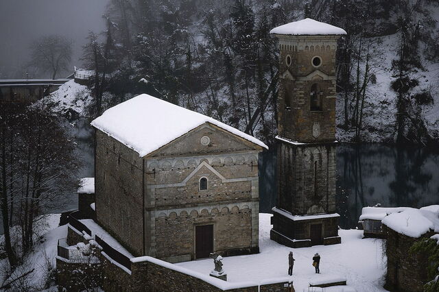 L'église de l'Isola Santa