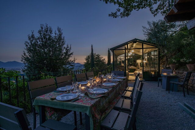 Villa Marlia, al fresco