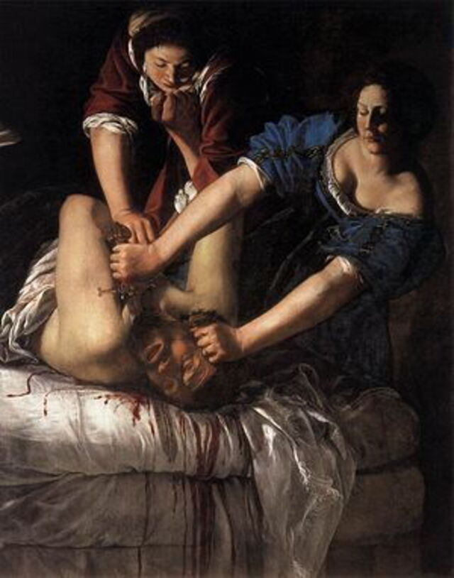 Judith décapitant Holopherne, Artemisia Lomi Gentileschi