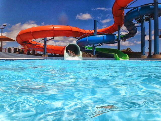 Toboggan aquatique