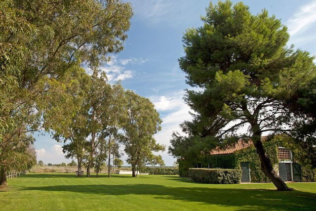 Un exemple de jardin dans une location en Toscane