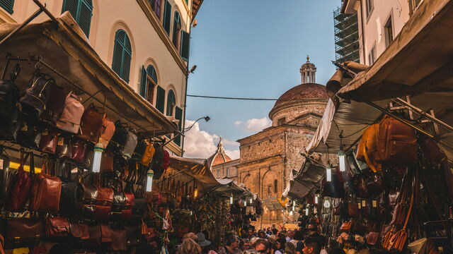 Un marché à Florence