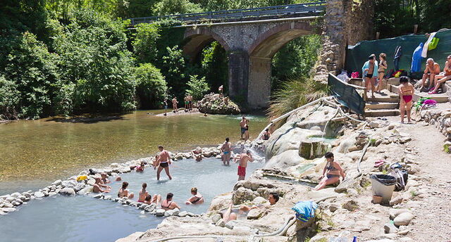 Les sources thermales de Petriolo à Civitella Paganico