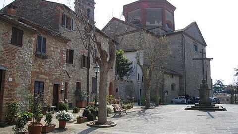Vue de Bagno Vignoni