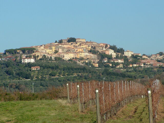 vue de Castagneto Carducci