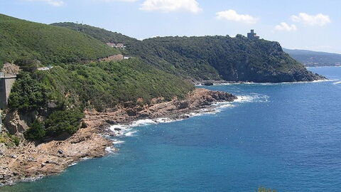 Château de Sonnino sur la côte Toscane