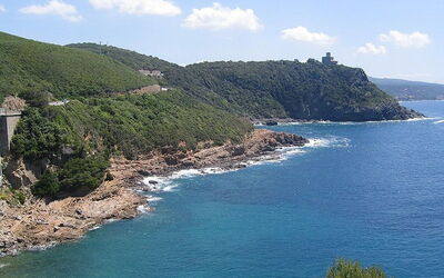 Château de Sonnino sur la côte Toscane