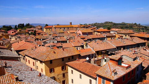 Vue panoramique sur Chiusi