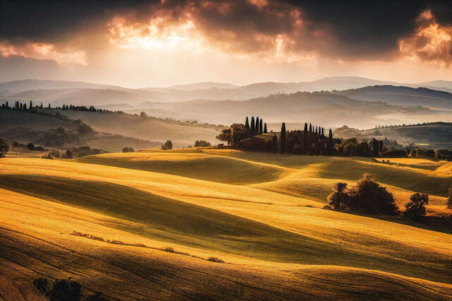 Toscane à l'automne