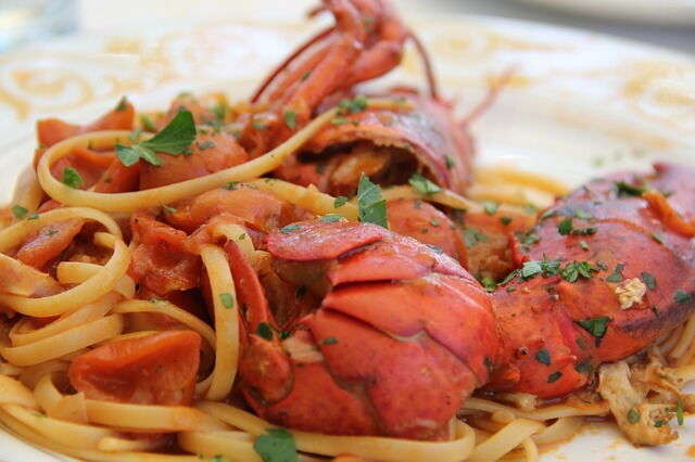 Pâtes aux fruits de mer