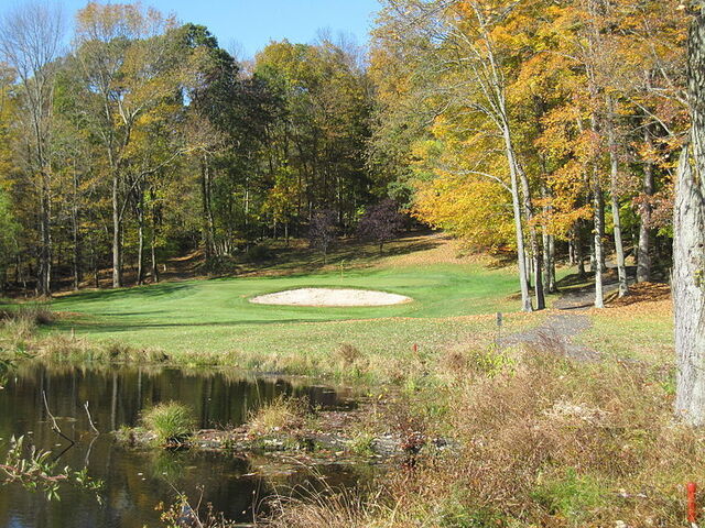 Un terrain de golf en Toscan