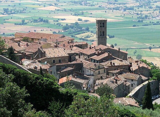 Vue sur Cortona