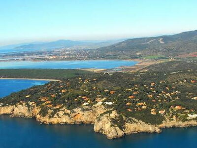 Vue de la côte d'Orbetello