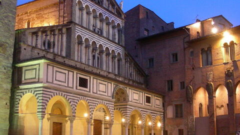 Pistoia vue de nuit