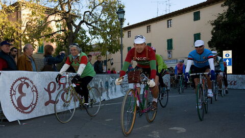 L'Eroica, cyclistes