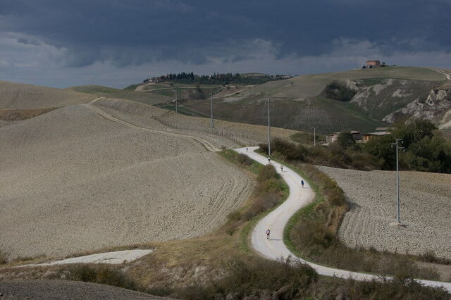 Un tronçon particulièrement pittoresque de L'Eroica