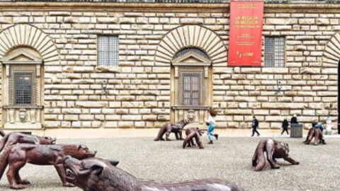 100 loups au Palazzo Pitti