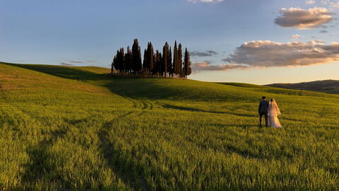 Mariage à la campagne, Toscane