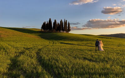 Mariage à la campagne, Toscane