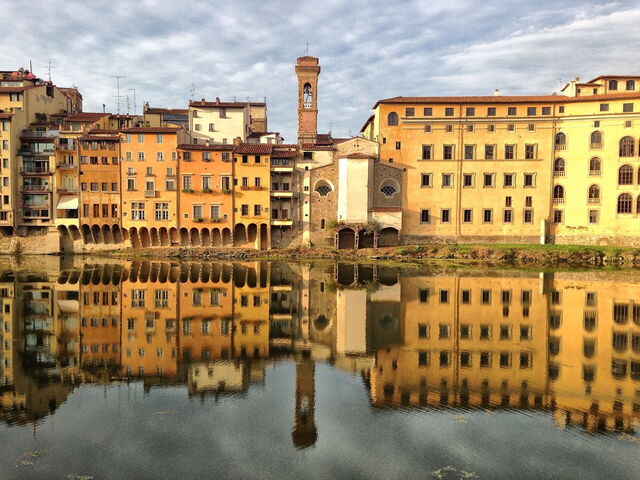 Le fleuve Arno à Florence