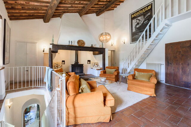 Villa Poggio La Croce, salon