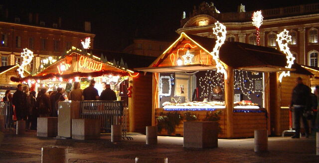 Un marché de Noël en Toscane