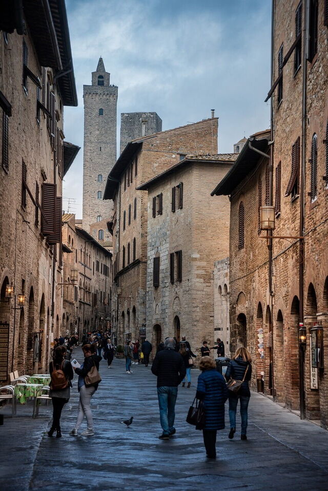 San Gimignano, rues