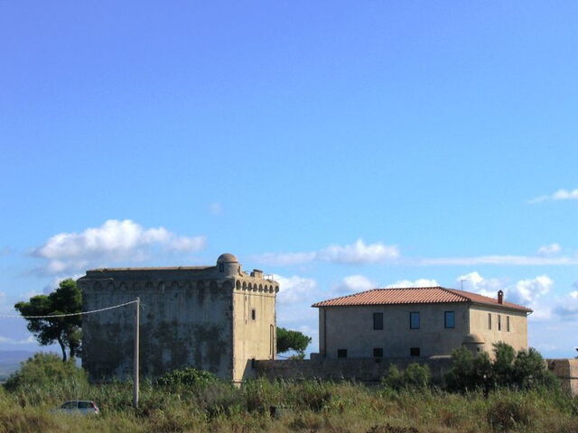 La forteresse salée à Albinia
