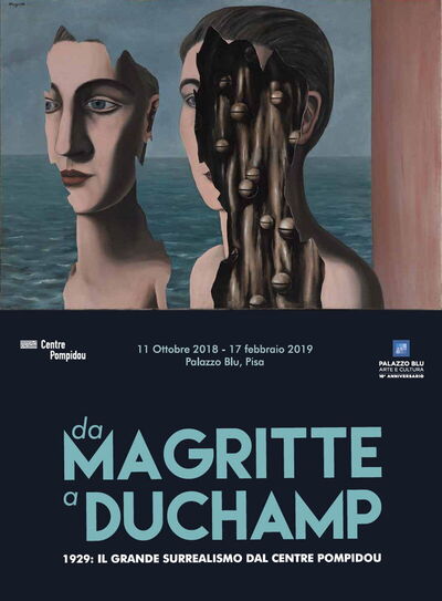 "Da Magritte a Duchamp" poster