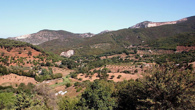 La campagne autour de la Colline Metallifere