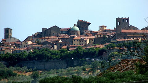 Vue sur Cortone